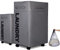 Caroeas 108L Rolling Laundry Basket with wheels XLarge, Collapsible Laundry hamper on Wheels Tall Thin Narrow Foldable Storage Bins for Corner, Dark grey
