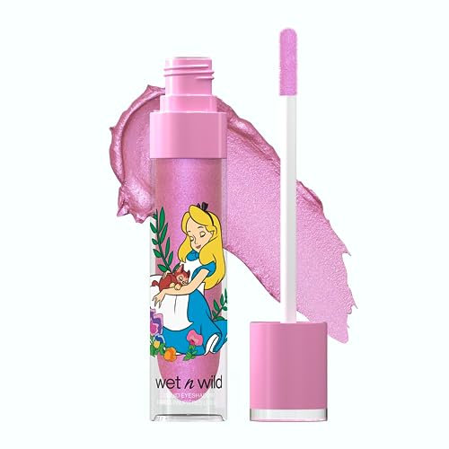Wet n Wild Alice im Wunderland Flüssiger Lidschatten, Reichhaltig Pigmentierter Flüssiger Lidschatten mit Mehrdimensionalen Perlen, Trocknet Schnell für Intensiven Schimmer, Daydreaming Farbton
