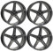 4x MB Design Felgen KV1S 9.5Jx21 ET38 5x108 Glanzgrau kompatibel mit Jaguar E-Pace F-Pace XF