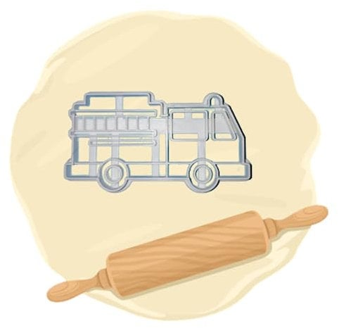 Keksausstecher aus dem 3D Druck Motiv Feuerwehr 2