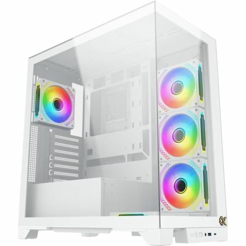 Boitier+Moyen+Tour+ATX+Xigmatek+Endorphin+Ultra+RGB+avec+panneaux+vitr%C3%A9s+%28Blanc%29