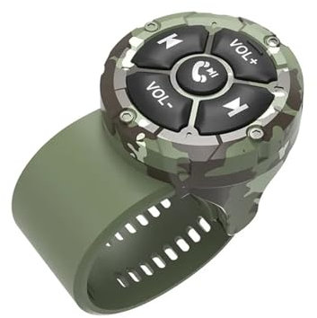 BOOMBOOST Mando a distancia inalámbrico con Bluetooth, IP67, tipo correa, controlador de teléfono para coche, bicicleta, motocicleta, volante, Siri, llamada y tomar fotos, compatible con iPhone