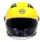 BHR Helm Demi-Jet 834 Flow - Sommer-Rollerhelm Homologiert ECE 22.06 mit 16 Belüftungslöchern - Vespa-Helm mit Kratzfestem Visier und Mikrometrischer Auslösung - Matt Gelb L