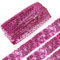 GORGECRAFT 13M*2cm Nastro con Paillettes 3 File Piatti Glitter Paillette Tessuto Artigianale Rosa Scuro Bling Paillettes Metallici Fascia Rotolo Rifinitura per Abito Abbellire Fascia Artigianato