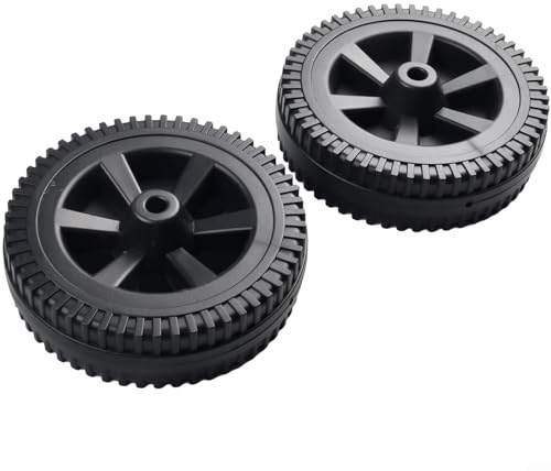 Getdoublerich 17,8 cm Grillrad-Ersatzteile, Grillräder für Gasgrills und andere Marken, 2 Stück, schwarze Räder (177 mm), 19MW6MNK96Y34W3UUU495Q215
