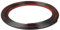 Moulures décoratives flexibles autocollantes 5 m, décollez et collez, mur, coin, moulure murale, plafond, armoire, armoire et automatique, sol, carrelage, bords, revêtement, miroir, 5 m x 8 mm (noir)