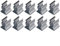 YUANGANG Lot de 10 pinces à ressort en acier au manganèse pour garage, cabane, cour, armoire, rangement d'outils (6 mm)