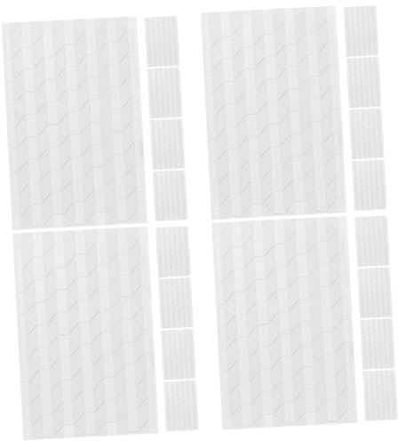 Operitacx 20 Blätter Fotoeckenaufkleber Fotoalbum Sammelalben Hochzeitssachen Sammelalbum Hochzeitsaufkleber Fotoecken Aus Kunststoff Plastik Student Vollständig Durchsichtig Eckrahmen