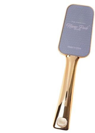 Râpe pour les pieds et galet épilatoire NANO PEDI DUO - VENTEO - Nano Verre Trempé - Pas besoin de l'aiguiser - Couleur Gold - Elimine la peau dure et les callosités - Lavable et réutilisable