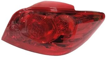 KAGINY Heckleuchte Auto Rücklicht Für Peugeot 307 Fließheck 2008-2013 Zubehör Bremse Hinten Licht Rücklicht Abdeckung Mit Licht Blub Rücklichtaustausch(Right side)