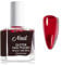 Red Nail Polish - Jelly Brown Red Nail Polish - Dark Red Air Dry Breathable Jelly Style Nail Varnish - Vegan Base Natural Nail Polish Long Lasting Air Dry No Need UV Nail Art