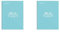 Miquelrius 49986, Taccuino Messages, 1 Striscia Colorata, A4, 80 Fogli a Righe Orizzontali, Carta 90 g, 4 Fori, Copertina in Cartone Duro, Blu (Confezione da 2)