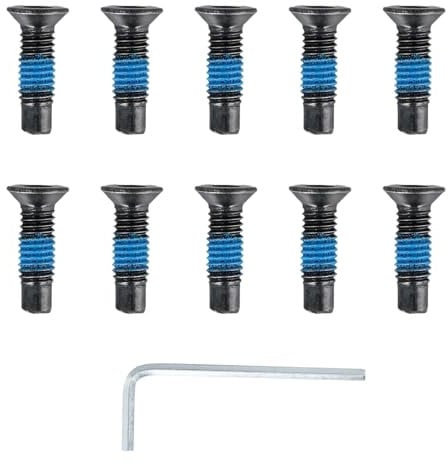 10 Pcs Scooter Screws, Stainless Steel Hex Screws, Scooter Forehead Screws Accessories, Replacement Screws For Scooter With 1 Allen Keys Suitable For Xiaomi M365, Ninebot 9, Max G30