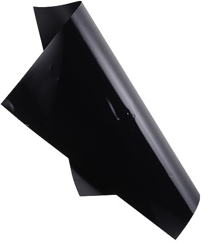 BELLIFFY Schwarze Pu-wärmeübertragungsfolie Diy-gravurfolie Für Kleidungsbastelarbeiten Heißprägefolie Für T-shirt-taschen