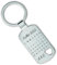 Kialaco Porte-Clé Anniversaire De Rencontre Personnalisable Cadeau Amoureux Couple, Argenté, 45 Grams, Moderne, Métallique
