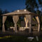 Devoke Gazebo da Giardino 3x4,Telo Gazebo 3x4 Impermeabile,Gazebo Esterno Resistente,Telaio in Metallo, Gazebo,Beige