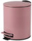 Urban Living 5 Liter Tret-Mülleimer Kosmetikeimer Tretmülleimer mit Absenkautomatik - herausnehmbarer Einsatz mit Henkel (Rosa)