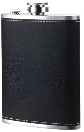 Hip Flask 8Oz,Hip Flasks for Men,304 Stainless Steel Flagon,Portable Hip Flasks with Funnel lcohol,Leakproof Alcohol for Carrying for Drinking On The Go