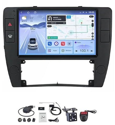 GaiHLi Android Auto Stereo GPS Navigation Für VW Passat B5 2000-2005 Auto Zubehör Einfügen und verwenden Unterstützt Auto Radio/Multimedia/Dual USB DVR MP5/Bluetooth Lenkradsteuerung