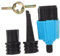 HANABASS 1ensemble Adaptateur De Gonflage pour Kayak Et Inflatables Kit Léger De Conversion pour Pompes Électriques Et Manuelles Accessoire Pratique pour Board Et Bateaux Gonflables