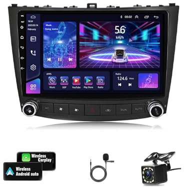 Android 11 Car Stereo 9 for Lex-us IS250 IS200 IS350 (2005-2012) - Touchscreen, Bluetooth, GPS Navigation, WiFi, SWC - Upgrade Your Driving Experience!
