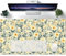 Mauspad XXL Weiße Blüten Mousepad Tischunterlage Large Size verbessert Präzision und Geschwindigkeit rutschfest strapazierfähig - 600x300mm
