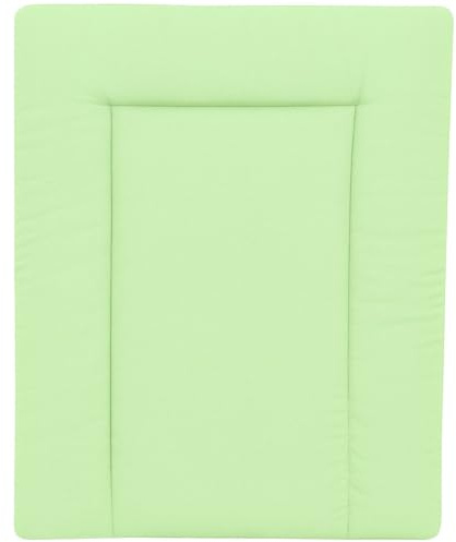 Baby Delux Wickelauflage Wickelunterlage 60x75 cm 75x70 cm weiche Wickeltischauflage Baumwolle wasserdicht waschbar (grün, 60x75)