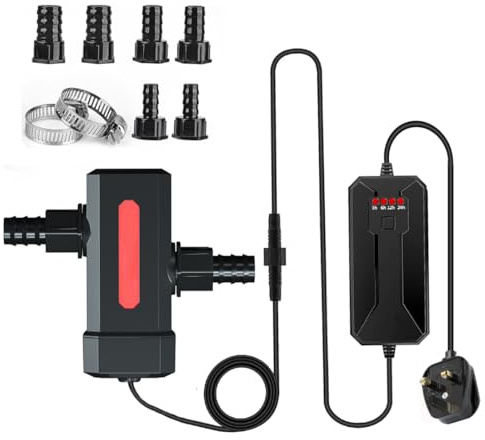 OsAtNb Filtro UV per acquario con luce UV Stagno Filtri UVC Chiarificatori d'acqua per acquari Filtro UV Sterilizzatori ultravioletti per acquari stagni aiutano a rimuovere alghe e acqua verde