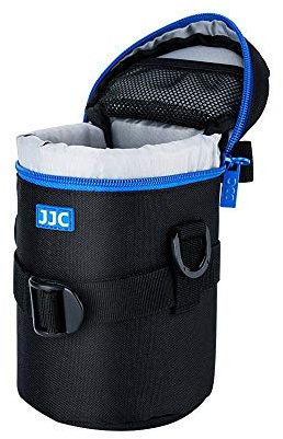 JJC DLP-3II Water Resistant Deluxe Lens Pouch with Shoulder Strap fits Lens Size below 80 x 170mm