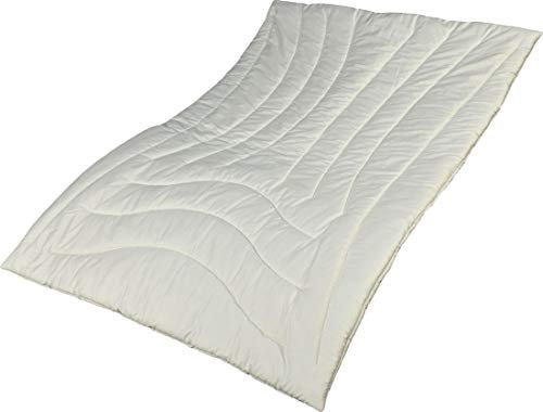 Garanta Zirbe Bettdecke Alpenglück 155 x 220 cm / 1550g - Duo-Steppbett für die Übergangszeit - Füllung KBT Schurwolle
