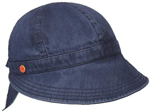 Mayser Angelina Visor Cap Visor Baumwolle UV-Schutz Made in EU Damen Sommer blau One Size