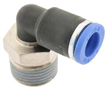IQS Winkel-Steckverschraubung R 1/4- 8mm, IQS-Standard Pneumatik L-Stück