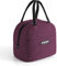 unycos - 7L Kühltasche, Lunch Bag, Thermotasche mit Folienfutter, Lunchtasche Isoliert, Regenjacke, Leichte, Einfache Reinigung, Lunchbox Tragbar, Tasche Arbeit Reisen Büro Picknick (Lila)