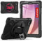 Junfire Funda para Lenovo Tab M8 de 4ª generación de 8 pulgadas 2024/2023, funda resistente a prueba de golpes con soporte giratorio de 360°, correa de mano para Lenovo M8 Gen 4 Tablet TB-301FU/TB