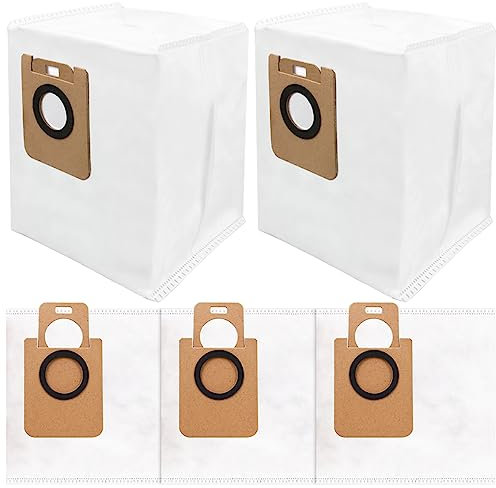 PRIMEBAG 5 Staubbeutel kompatibel mit Dreame DreameBot D10s Plus, Z10 Pro Saugroboter Absaugstation - Filtertüten für Bestleistung beim Saugen