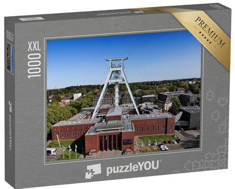 Puzzle 1000 Teile XXL „Stadt Bochum: Industriekultur mit ehemaliger Zeche, Deutschland“ – aus der Puzzle-Kollektion Ruhrgebiet
