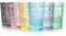 simpa Lucente Vintage Embossed Assorted Coloured Hi-Ball Drinking Glasses 380ml Set of 6