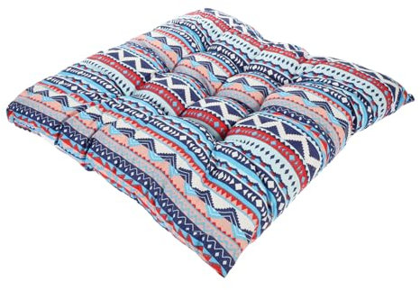 Bohemian Ethnisches Stuhlkissen Quadratisch 1 Stück Polyester Baumwolle