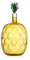 Ichendorf Milano Bottiglia Ananas, Collezione Fruits&Flowers, 110 cl, Vetro Borosilicato, Fatto a Mano