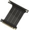 LINKUP - AVA5 PCIE 5.0 Riser-Kabel | RTX5090 RX9070 GPU Bereit | x16 128GB/s Geschwindigkeit | PCIe 4.0 & WRX80/WRX90E Kompatibel | Rechter Winkel, Schwarz 10cm (Gesamtlänge 14cm)