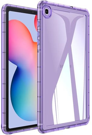 BARALARIQIU Funda para Huawei MediaPad M6 de 10.8 pulgadas, a prueba de golpes, delgada, suave, flexible, de silicona, transparente, funda protectora, color morado