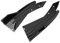 Paraurti Posteriore Universale Per Auto Spoiler Labbro Ala Trim Protezione Antiurto Diffusore Gonna Laterale Avvolgimento Angolo Splitter Minigonne laterali per auto(Nero)