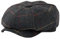 TOP-EX L/XL/XXL Merinowolle Schiebermuetze Herren 8 Panel Peaky Fischgräten Tweed Retro Schiebermütze Schlägermütze Gatsby Cap Warme Wintermütze Vintage Golf Fahrermütze Plaid Navy Blau XL