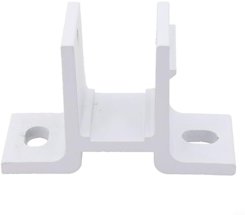 Premium Wall Mounting Bracket Replacement For Retractable Awnings, White Replacement Spare Parts Wall Mounting Bracket Ensures Stability For 40 Square Pipe Use