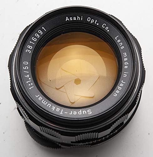 Pentax Takumar Asahi Super 50mm 1:1.4 - Prime, Normal, Manueller Fokus, Digitaler Bildstabilisator, Pentax K Bajonett, Hochwertige Verarbeitung