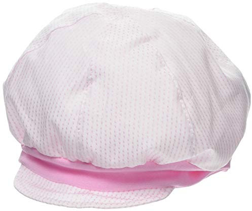 maximo Baby-Mädchen Schildmütze, kleine Dreiecke Mütze, Rosa (Zartrosa-Weiss 05), 43