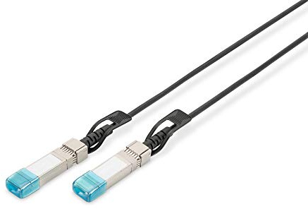 DIGITUS SFP+ DAC-Kabel - 10 Gbit/s - kompatibel mit HP & HPE - Netzwerkkabel - 1 m - Direct Attach Cable - Direct Attach Copper - AWG30 Twinax - Schwarz