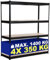 CLP Lagerregal 160X180X60 cm I Böden Bis Je 350 KG Belastbar I Metall-Steckregal, Farbe:schwarz