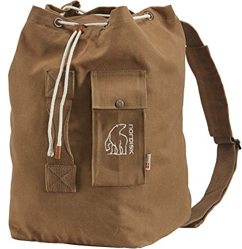 Nordisk Kongsberg Classic Duffle Bag, Größe:65 L 65L Cookie Brown Rucksack Tasche Groß Festival Camping Abenteuer Motorsport Reisen 2019