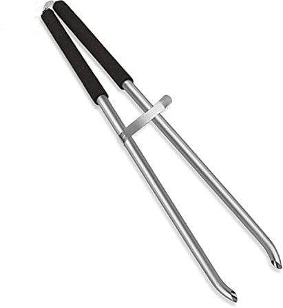 EJG 92 cm Langer Kommerziell Müll Greifen Allzweckgreifer, Leichtes Aluminium & Rostfrei, Mülleimzange, Abfallsammlung Gartennadber Plogging für die Müllabfuhr (Schwarz)